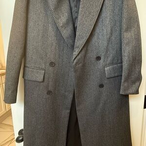 NWTSandro Women's Wool Blend Double-Breasted Long Coat - Size 4 (36 FR)